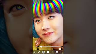 BTS Jhope Rainbow 🌈 Smudge Edit ibisPaintX Tutorial || #bts #jhope #edit #ibispaintx #