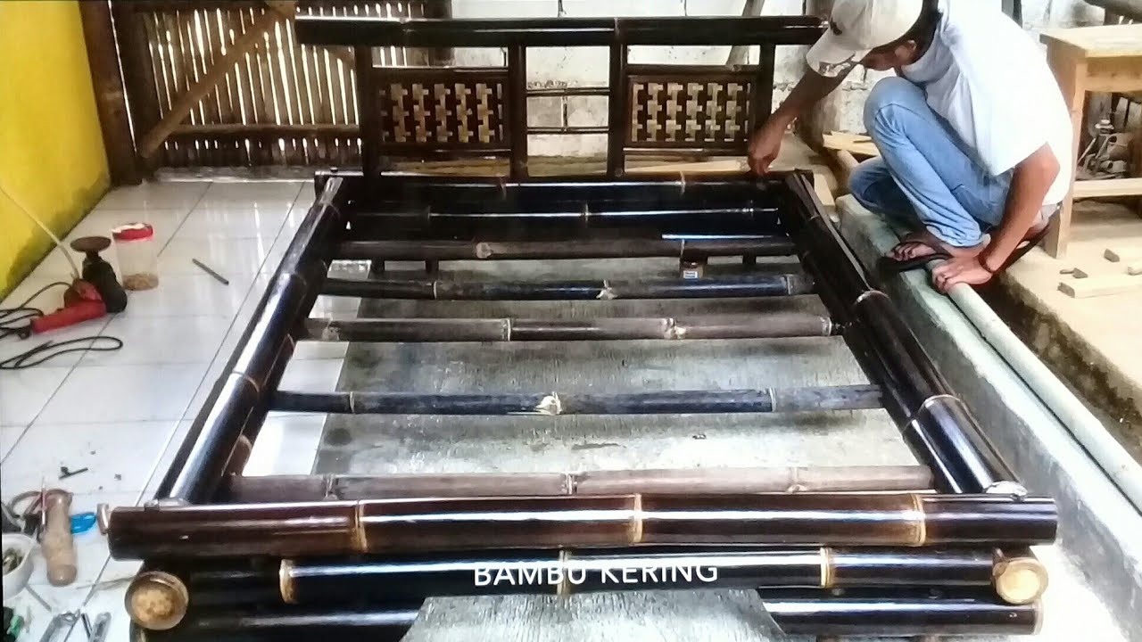 Membuat Tempat Tidur Dari Bambu Youtube