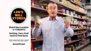 Len's Mill Store "The News" broadcast commercial