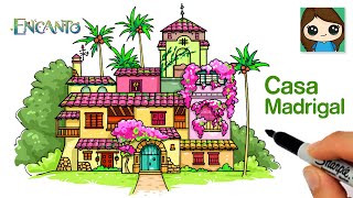 How to Draw Casa Madrigal Step by Step ✨Disney Encanto Magical House