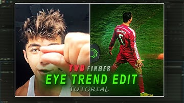 Two finger open eye trend edit tutorial on alight motion (+preset) #trending #edits 