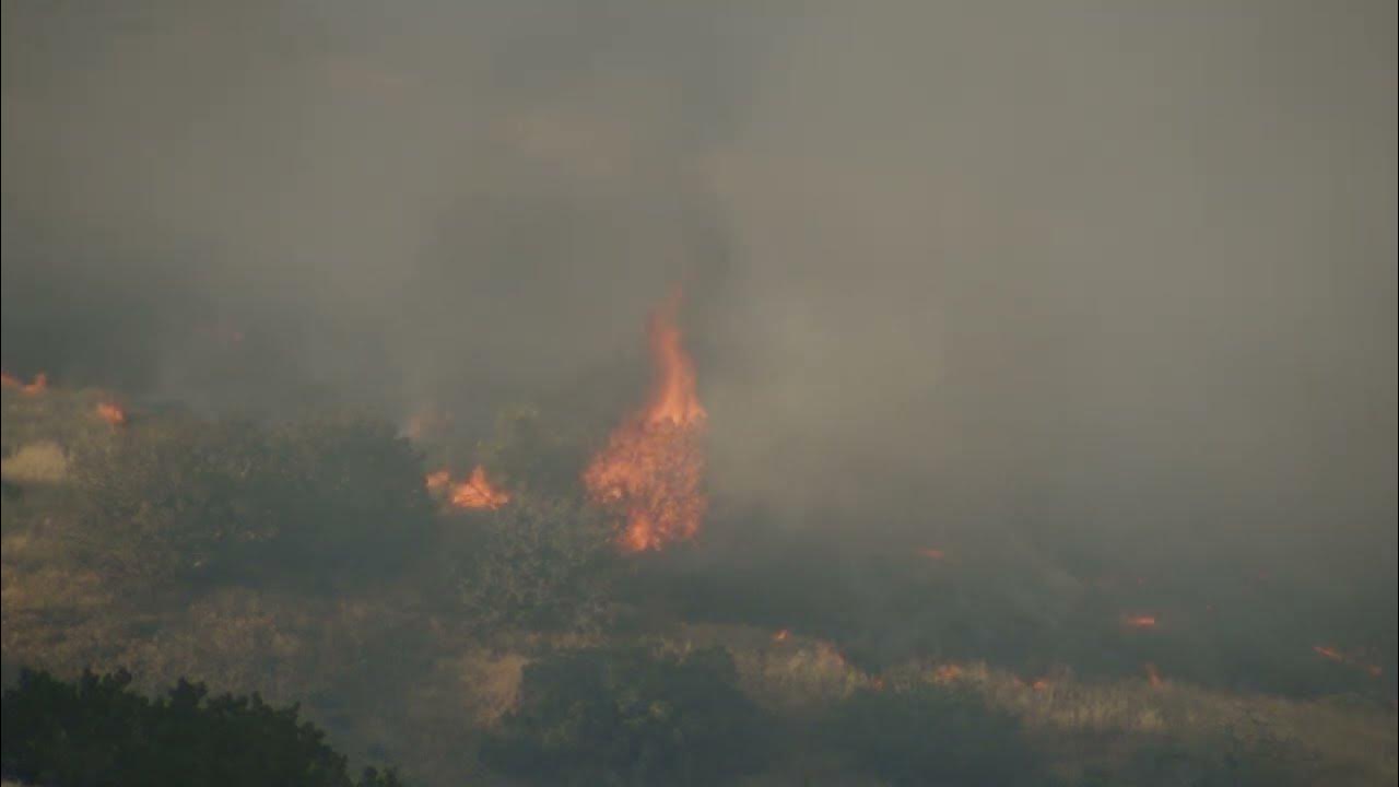 Lebec, CA Brush Fire Impacts 5 Freeway; Over 1,000 Acres Consumed, 20