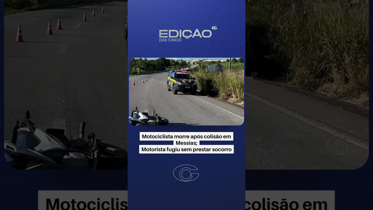 Câmera registra colisão que matou motociclista em Messias