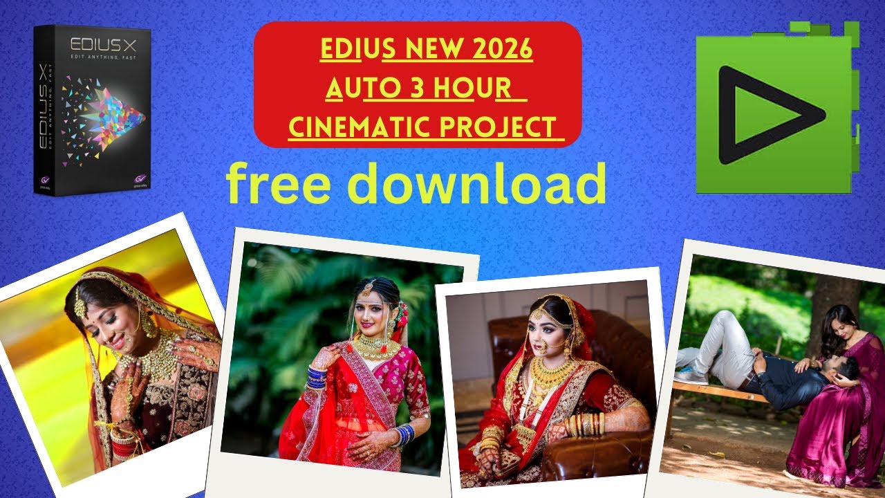 3 hour edius project free download||edius 3 hours project|| edius project free download