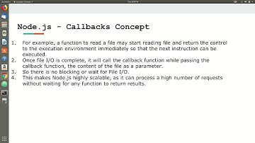 Call back functions in Node.Js