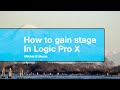 Tutorial - How to Gain Stage in Logic Pro X