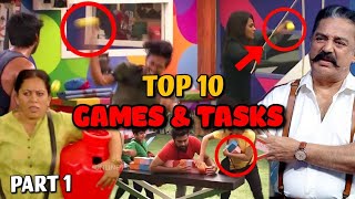 TOP 10 TOUGH TASKS AND GAMES IN BIGG BOSS TAMIL | Part 1 | #biggbosstamil | Bigg Boss Season 6