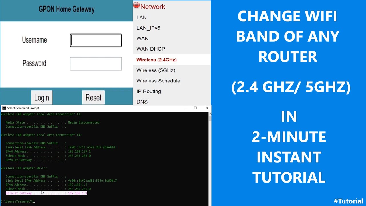 How to Change Spectrum Wifi to 2.4 Ghz  