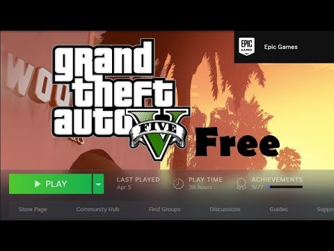 How To Free Download Gtav From Epic Games Store Grand Theft Auto 5 For Free Youtube