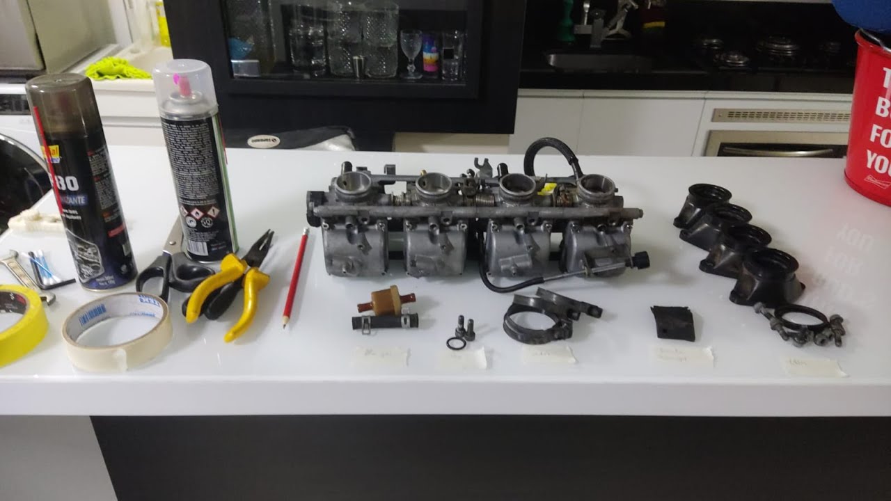 Desmontagem e Limpeza de Carburador - Suzuki Bandit 650 GSF650