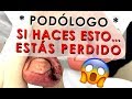 Onicocriptosis (uña encarnada) e infección: PODÓLOGO NO HAGAS ESTO.