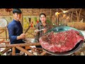 Tastiest Beef BBQ cook and eat! It&#39;s easy to chew and tendered beef recipe / Cooking with Sros