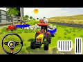Drive JCB And Unloading stone From Dumper Truck in game 32 #gamingvideos#tractor #tractorgame