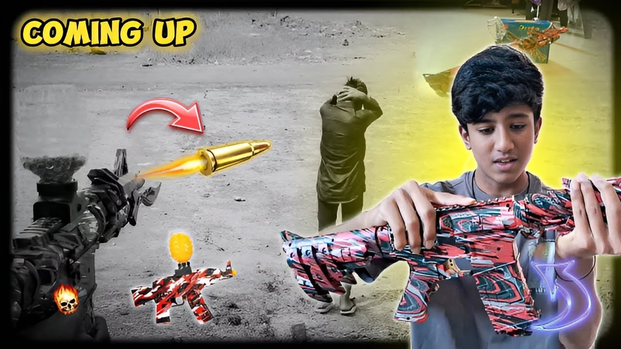 M416 Gel Blaster With Drum Unboxing - 2025 Electric Splatter Ball Toy Gun 🔫🤯
