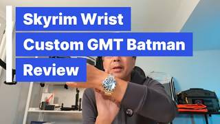 Skyrim Wrist GMT Batman Watch Review