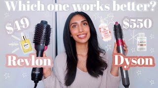 Dyson Airwrap vs Revlon One-Step Hair Dryer | + Products I Use!