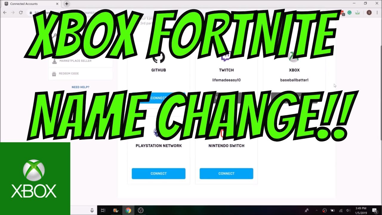 **HOW TO CHANGE YOUR FORTNITE DISPLAY NAME ON XBOX ONE ... - 1280 x 720 jpeg 155kB