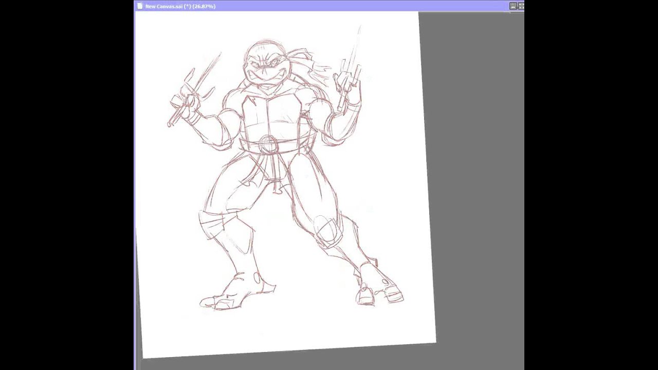How To Draw a TMNT Raphael YouTube