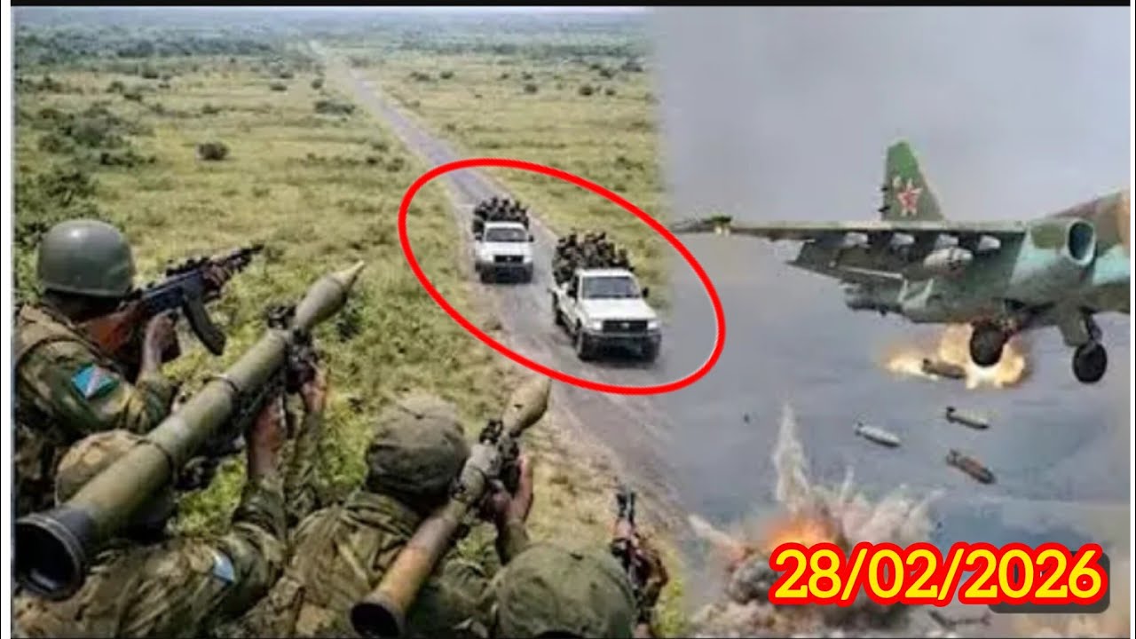 CONVOI YA RDF YARITWAYE IBIKORESHO GOMA👉RUBAYA YASAKIRANYE NA DRONE IBACUCUMA IHEREYE RUHANDE 🔥