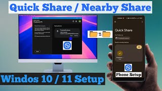 Quick Share for Windows 10/11 and Android Full Set Up | Nearby Share | Share Files with Computer