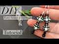 #DIY EASY BEADED EARRINGS/TUTORIAL/BEADWORK