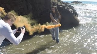 My First Vlog!! (Photoshoot w/ smoke grenades and Q&amp;A)