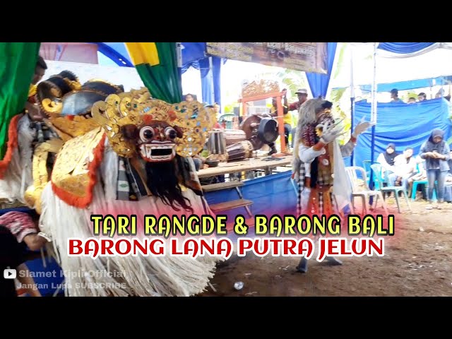 sesi Tari rangde u0026 barong bali !! barong lana putra jelun !! live pesucen licin class=