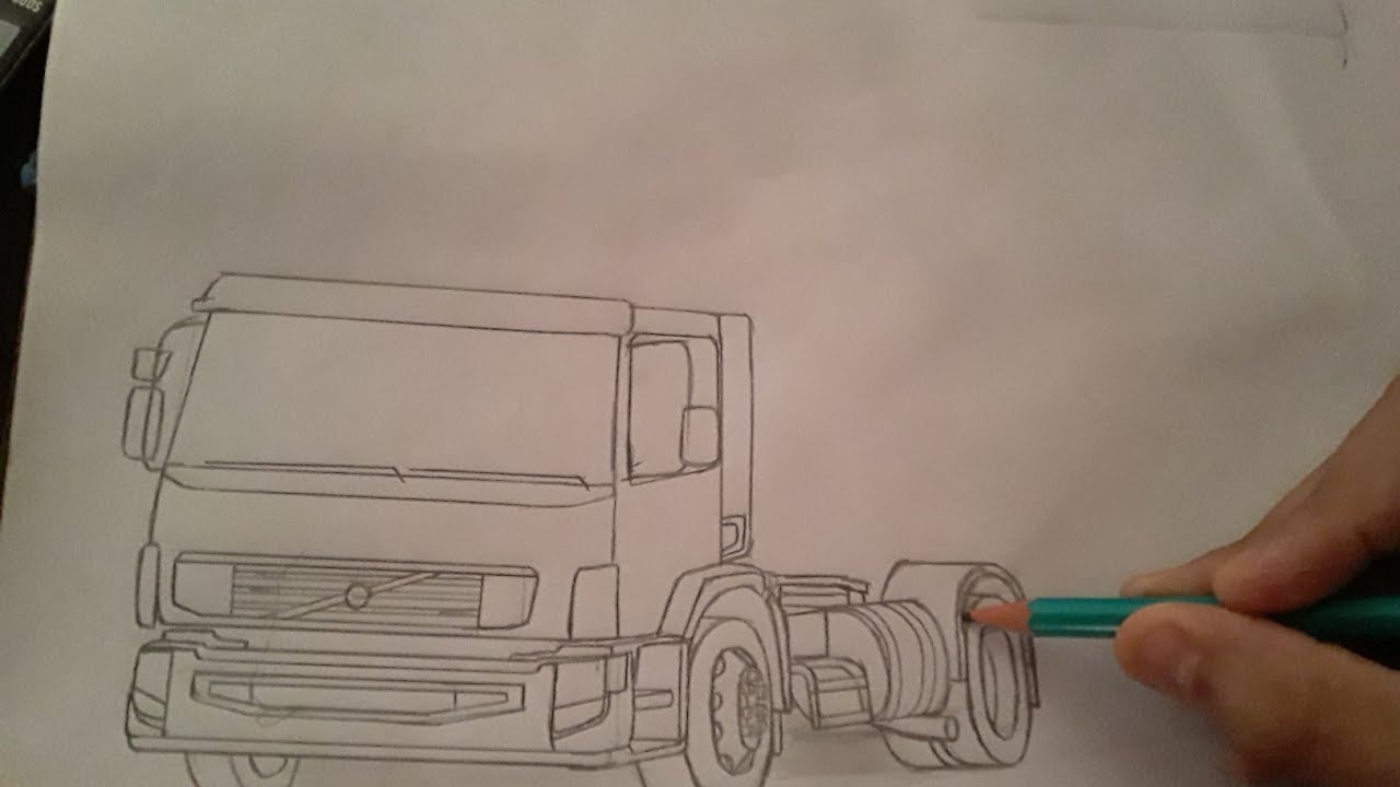 desenhando #caminhãotop #caminhaoqualificado #caminhão #volvofh500 #v