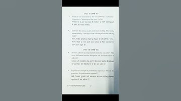 2. Management Theories and Practices MC-101(DSC) CBCS #oldquestionpapers #hpuexams #december_2023