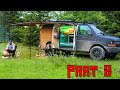 Camping In Rain With Camper Van