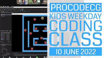 ProCodeCG Kids Weekday Coding Class - Friday - 10 June 2022