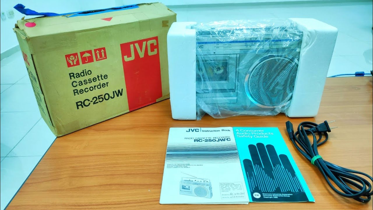 راديو ومسجل جي في سي ار سي - ٢٥٠جي دبليو JVC Radio Cassette Recoder ...