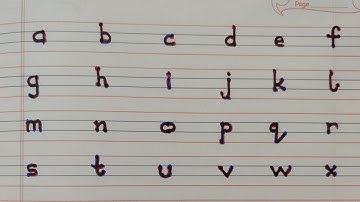 Small alphabet strokes/English Handwriting/Tips fr neathandwriting/Pre-schoolersNursery Handwriting/