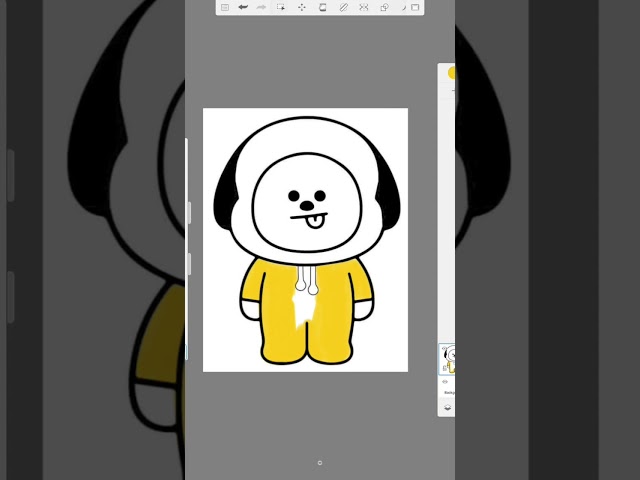 BTS BT21 CHIMMY JIMIN COLORING #bts #btsarmy #btsshorts #bt21  #satisfying #coloring#jimin class=