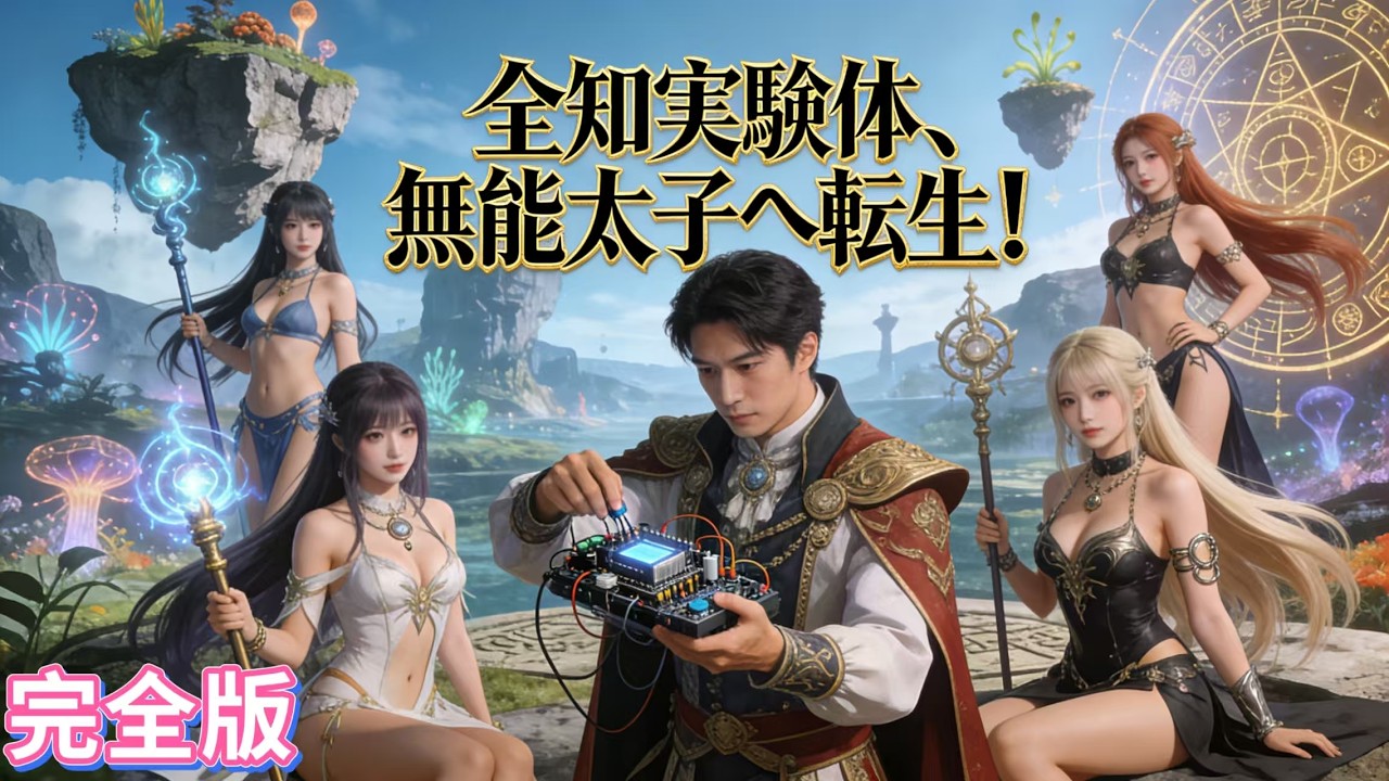 【日本語振り替え】全知の実験体、無能太子として異世界転生！現代技術で異世界を支配、美女と王座も我が手中！