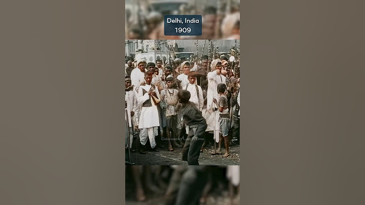 India 115 years ago colorized