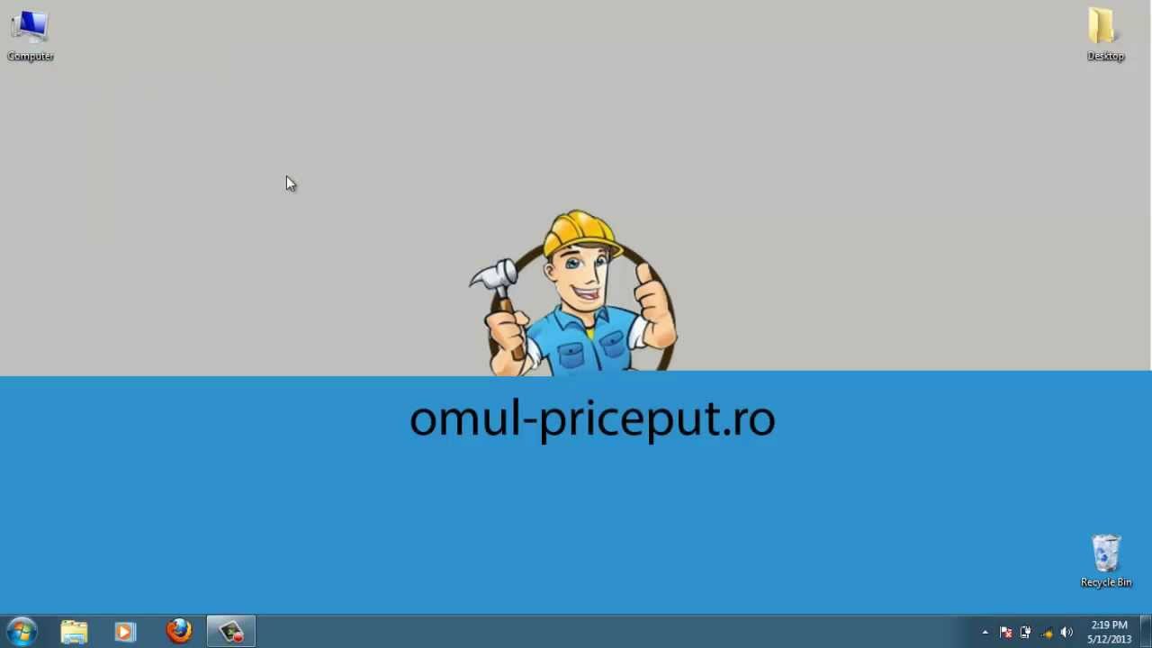 Formatare NTFS a unui STICK