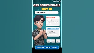 CSS basics Build a Responsive Card Layout (Mini Project) 10-Day CSS Series #technology #tech #fyp