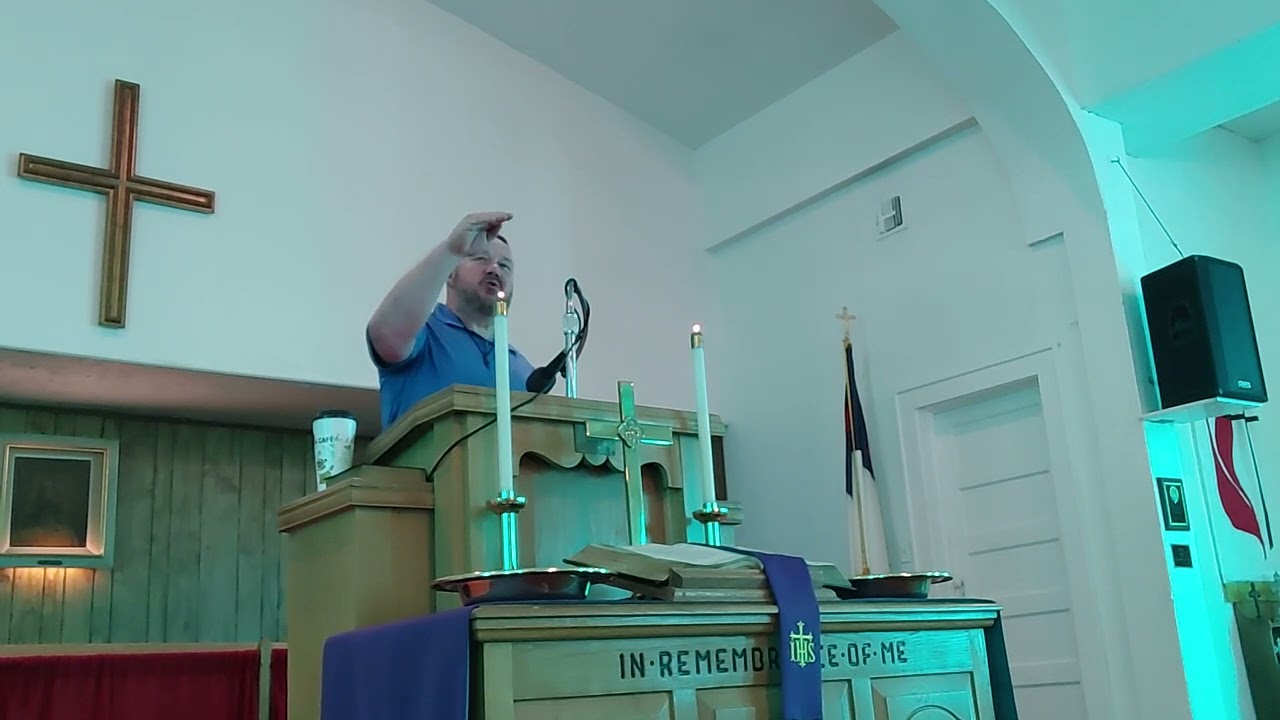 Methodist Church Eldarado Sunday morning service January 16th Shawn