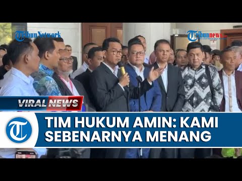 Beri Apresiasi Terhadap 3 Hakim yang Dissenting Opinion, Kubu AMIN: Kami Sebenarnya Menang