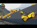 World's Amazing Road Construction Procedure. Incredible Modern Fastest Construct Road Machines