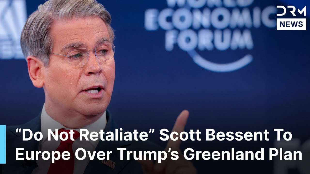 “Sit Back, Take a Deep Breath – Do Not Retaliate” – Bessent Warns Europe | DRM News | AC1F