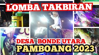 LOMBA TAKBIRAN FITRI DESA BONDE UTARA 2023