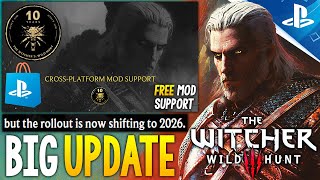 BIG Witcher 3 FREE Mod Support UPDATE + More PlayStation News and Updates