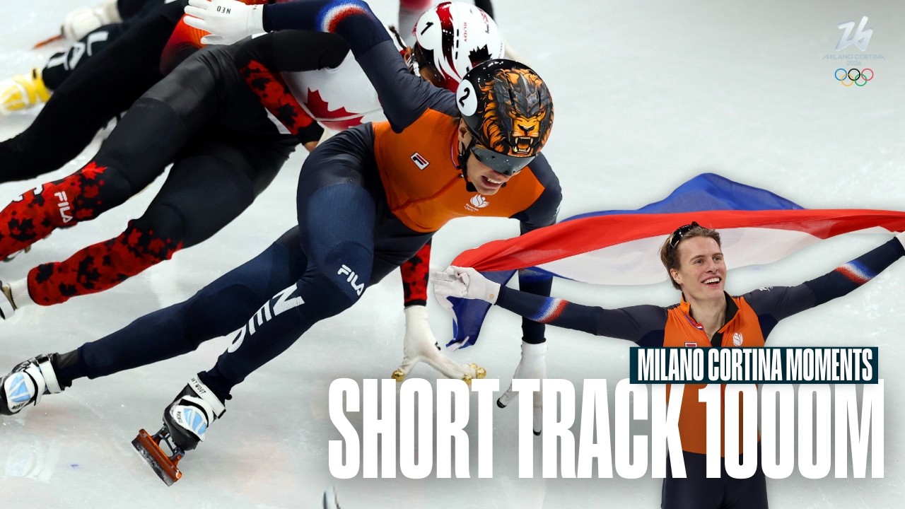 Dutch Delight with Jens van 't Wout 🇳🇱🧊 | Short Track Speed Skating 1000m | Milano Cortina Moments