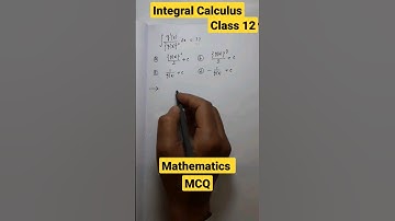 #maths  Integral Calculus MCQ(2)  #integration #mcq #shorts 18.02.2023