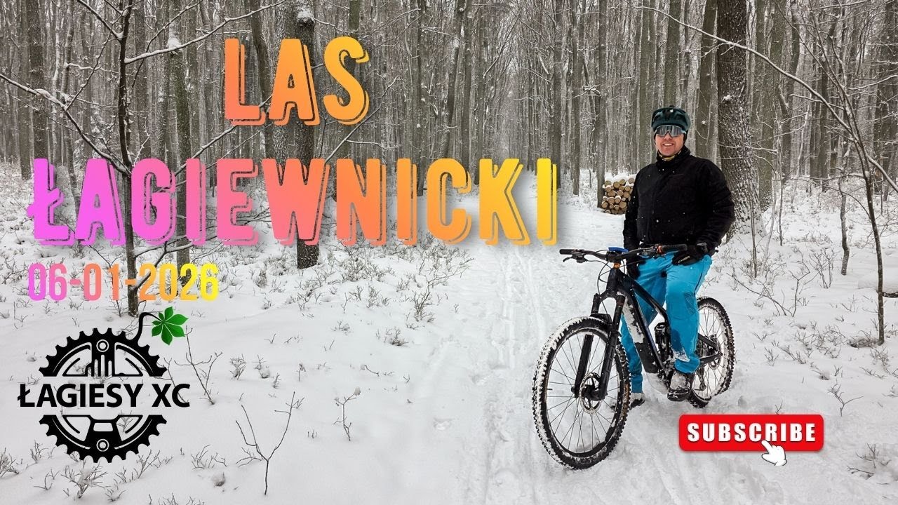 MTB po śniegu | Zimowe Łagiewniki | Łagiesy XC | Łódzkie Łagiewniki |🚴‍♂️❄️🥶