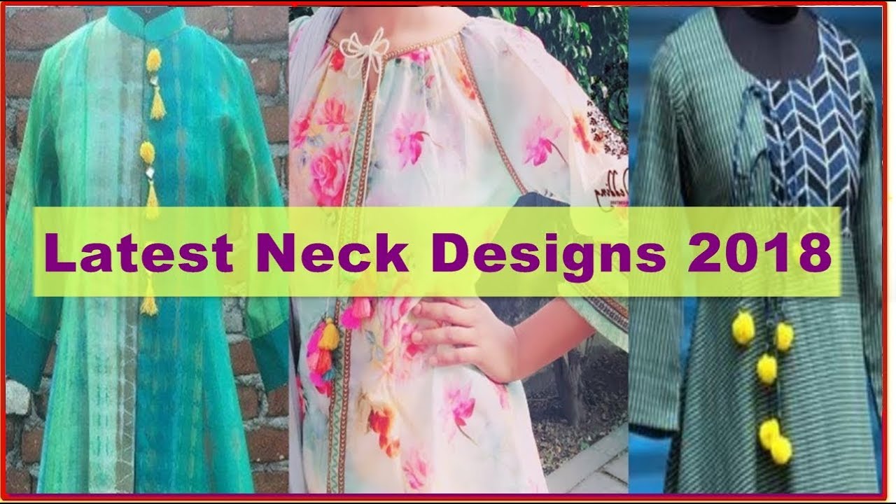 Latest Neck Designs 2018 - Neck Designs With Tassels 2018 - Kurti Neck ...