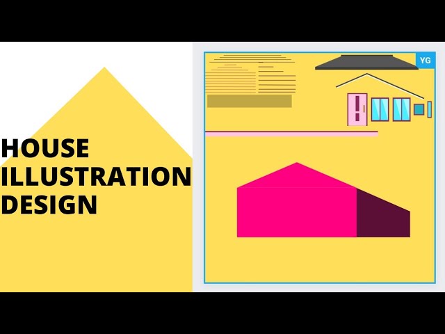 Minimalist house illustration design | Canva Illustration class=