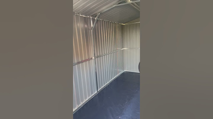 Large Steel Shed (11.2ft wide x 12.5ft deep)    Plus